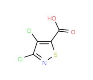 3,4-Dichloro-5-carboxyisothiazole (CAS 18480-53-0) - chemical structure image