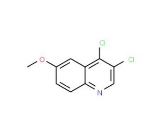 3,4-Dichloro-6-methoxyquinoline (CAS 927800-57-5) - chemical structure image