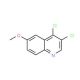 3,4-Dichloro-6-methoxyquinoline (CAS 927800-57-5) - chemical structure image
