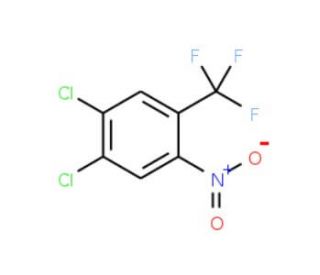 3,4-Dichloro-6-nitrobenzotrifluoride (CAS 50594-31-5) - chemical structure image