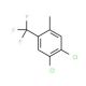 3,4-Dichloro-6-(trifluoromethyl)toluene (CAS 74483-51-5) - chemical structure image