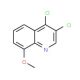 3,4-Dichloro-8-methoxyquinoline (CAS 16797-43-6) - chemical structure image