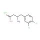 3,4-Dichloro-L-beta-homophenylalanine hydrochloride (CAS 270063-50-8) - chemical structure image