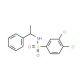 3,4-dichloro-N-(1-phenylethyl)benzene-1-sulfonamide - chemical structure image