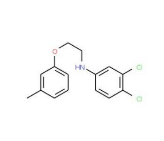 3,4-Dichloro-N-[2-(3-methylphenoxy)ethyl]aniline - chemical structure image