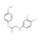 3,4-Dichloro-N-[2-(4-methoxyphenoxy)propyl]aniline (CAS 1040688-87-6) - chemical structure image