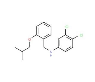 3,4-Dichloro-N-(2-isobutoxybenzyl)aniline - chemical structure image