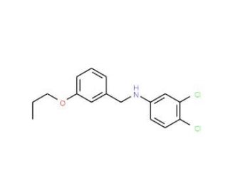 3,4-Dichloro-N-(3-propoxybenzyl)aniline - chemical structure image