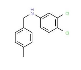 3,4-Dichloro-N-(4-methylbenzyl)aniline - chemical structure image