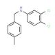 3,4-Dichloro-N-(4-methylbenzyl)aniline - chemical structure image