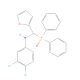 3,4-Dichloro-N-[(diphenylphosphoryl)(fur-2-yl)methyl]aniline (CAS 680212-11-7) - chemical structure image