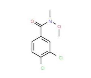 3,4-Dichloro-N-methoxy-N-methylbenzenecarboxamide - chemical structure image