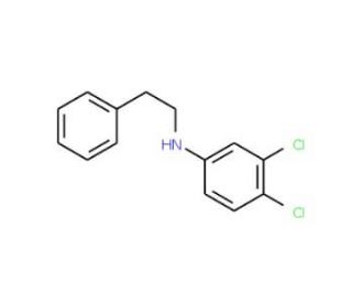 3,4-Dichloro-N-phenethylaniline - chemical structure image