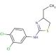 (3,4-Dichloro-phenyl)-(4-ethyl-4,5-dihydro-thiazol-2-yl)-amine - chemical structure image