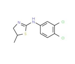 (3,4-Dichloro-phenyl)-(5-methyl-4,5-dihydro-thiazol-2-yl)-amine - chemical structure image