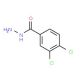 3,4-Dichlorobenzenecarbohydrazide (CAS 28036-91-1) - chemical structure image