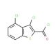 3,4-Dichlorobenzo[b]thiophene-2-carbonyl chloride (CAS 34576-86-8) - chemical structure image