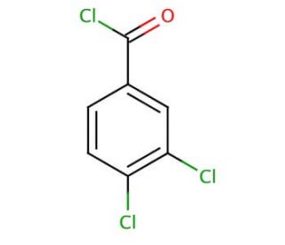 3,4-Dichlorobenzoyl chloride (CAS 3024-72-4) - chemical structure image