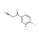 3,4-Dichlorobenzoylacetonitrile (CAS 4640-68-0) - chemical structure image