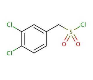 3,4-Dichlorobenzylsulfonyl chloride (CAS 85952-30-3) - chemical structure image