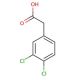 3,4-Dichlorophenylacetic acid (CAS 5807-30-7) - chemical structure image