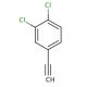 3,4-Dichlorophenylacetylene (CAS 556112-20-0) - chemical structure image