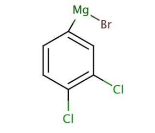 3,4-Dichlorophenylmagnesium bromide solution (CAS 79175-35-2) - chemical structure image