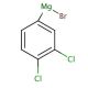 3,4-Dichlorophenylmagnesium bromide solution (CAS 79175-35-2) - chemical structure image