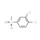 3,4-Dichlorophenylmethylsulfone (CAS 38452-47-0) - chemical structure image
