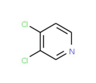 3,4-Dichloropyridine (CAS 55934-00-4) - chemical structure image