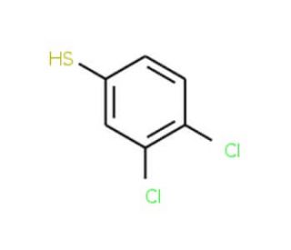 3,4-Dichlorothiophenol (CAS 17231-17-3) - chemical structure image