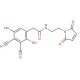 3,4-Dicyano-2,5-dihydroxyphenylacetic Acid (2′-Maleimido)-N-ethylamide - chemical structure image