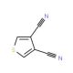 3,4-Dicyanothiophene (CAS 18853-32-2) - chemical structure image