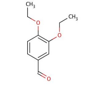 3,4-Diethoxybenzaldehyde (CAS 2029-94-9) - chemical structure image