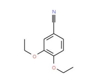 3,4-Diethoxybenzonitrile (CAS 60758-87-4) - chemical structure image