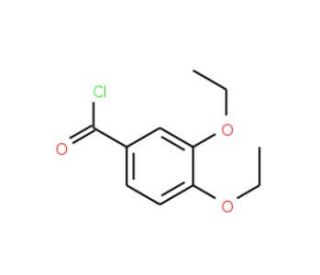 3,4-diethoxybenzoyl chloride - chemical structure image