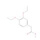 (3,4-diethoxyphenyl)acetic acid (CAS 38464-04-9) - chemical structure image