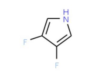 3,4-Difluoro-1H-pyrrole (CAS 120047-51-0) - chemical structure image