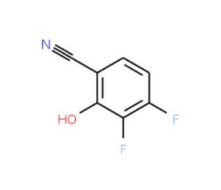 3,4-Difluoro-2-hydroxybenzonitrile (CAS 186590-34-1) - chemical structure image