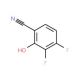3,4-Difluoro-2-hydroxybenzonitrile (CAS 186590-34-1) - chemical structure image