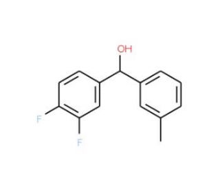 3,4-Difluoro-3&prime;-methylbenzhydrol - chemical structure image