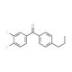 3,4-Difluoro-4′-n-propylbenzophenone (CAS 845781-03-5) - chemical structure image