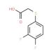 3,4-Difluoro-phenylthioacetic acid - chemical structure image
