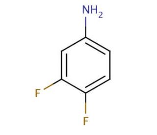3,4-Difluoroaniline (CAS 3863-11-4) - chemical structure image
