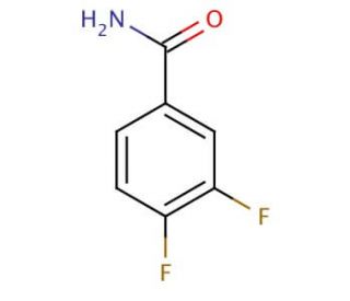 3,4-Difluorobenzamide (CAS 85118-04-3) - chemical structure image