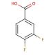 3,4-Difluorobenzoic acid (CAS 455-86-7) - chemical structure image
