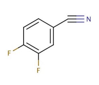 3,4-Difluorobenzonitrile (CAS 64248-62-0) - chemical structure image