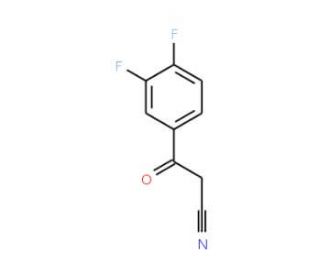 3,4-Difluorobenzoylacetonitrile (CAS 71682-97-8) - chemical structure image