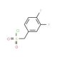 3,4-Difluorobenzylsulfonyl chloride (CAS 163295-73-6) - chemical structure image