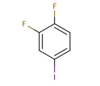 3,4-Difluoroiodobenzene (CAS 64248-58-4) - chemical structure image